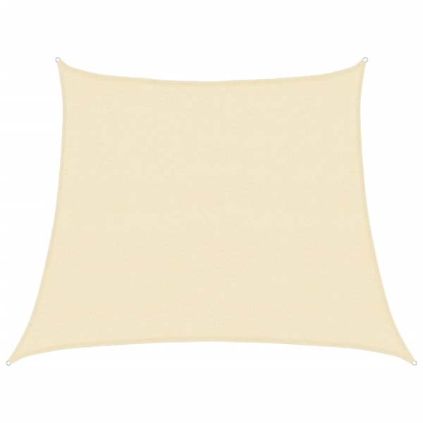 vidaXL Solsegel 160 g/m² gräddvit 3/4x3 m HDPE Creme