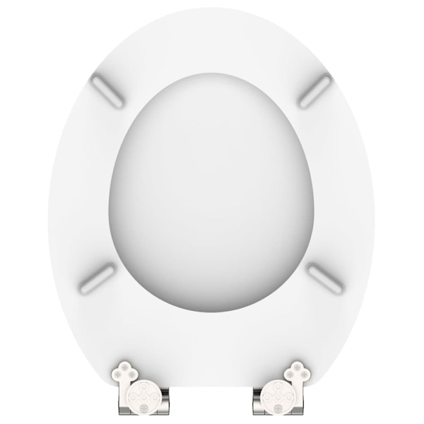 SCHÜTTE Toalettsits med mjuk stängning SPIRIT WHITE matt vit Vit
