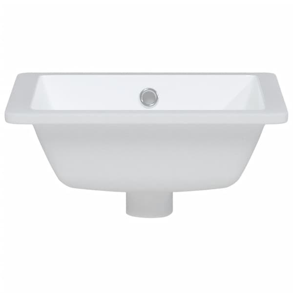vidaXL Handfat vit 36x31,5x16,5 cm rektangulär keramik Vit