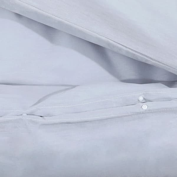 vidaXL Bäddset grå 260x240 cm bomull Grå