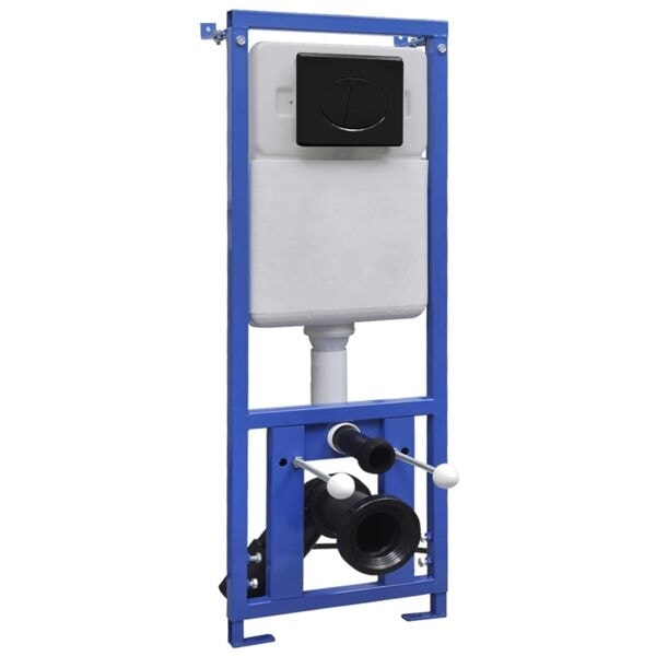 vidaXL Dold hög cistern 11 L 41x14x(110-125) cm multifärg