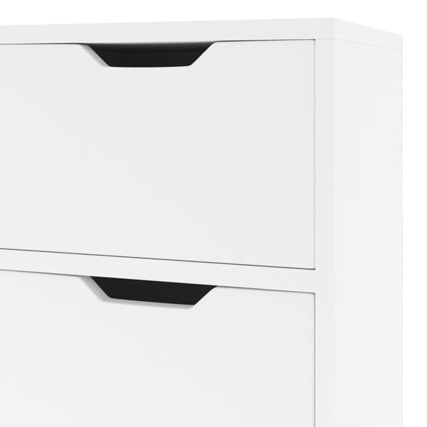 vidaXL Skänk vit högglans 90x30x72 cm konstruerat trä Vit