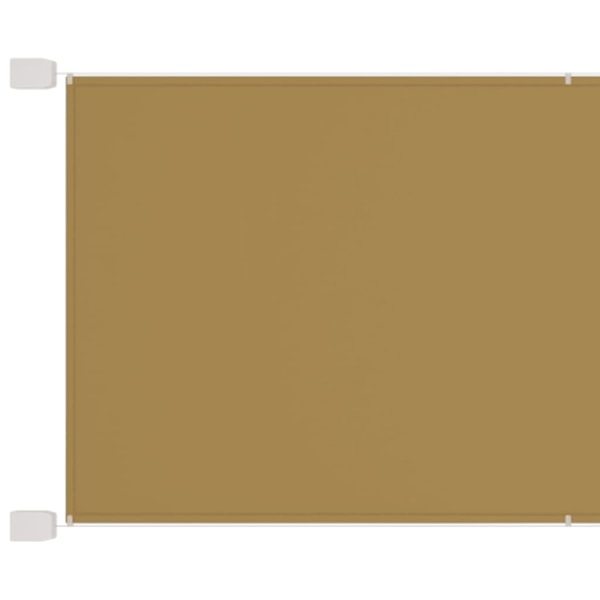 vidaXL Markis vertikal beige 60x1200 cm oxfordtyg Beige