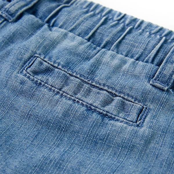 vidaXL Barnbyxor denimblå 92 Blå