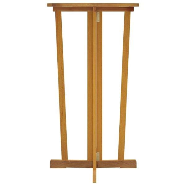 vidaXL Hopfällbart barbord 90x65x105 cm massiv teak Brun