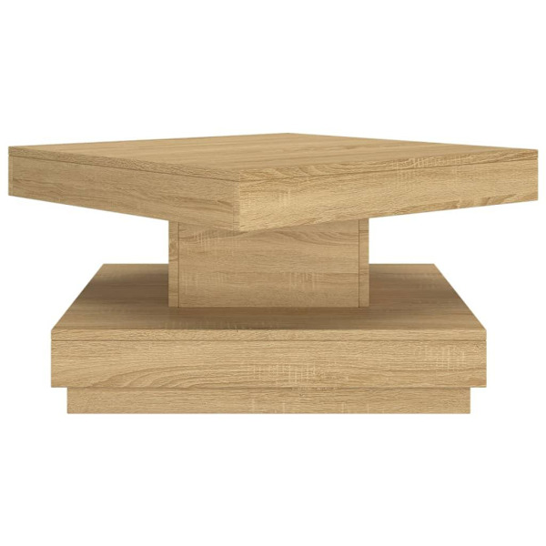 vidaXL Soffbord ljusbrun 60x60x35 cm MDF Brun