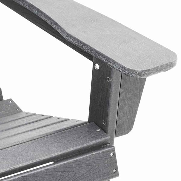 vidaXL Trädgård Stol 3 pcs Ljusgrå polyeten Ljusgrå