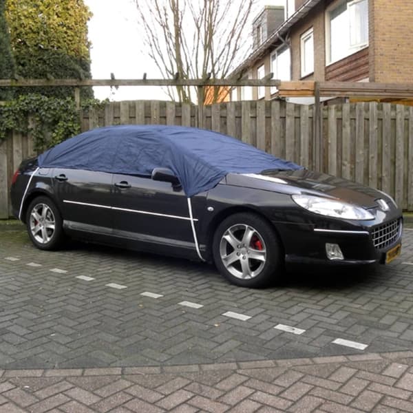 Carpoint Toppkapell polyester L 266x160x33 cm blå Blå