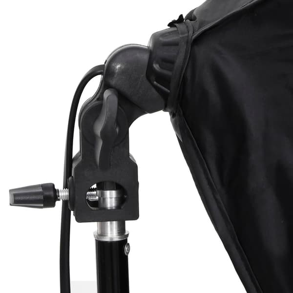 vidaXL Professionell studiobelysning 60x40 cm Vit