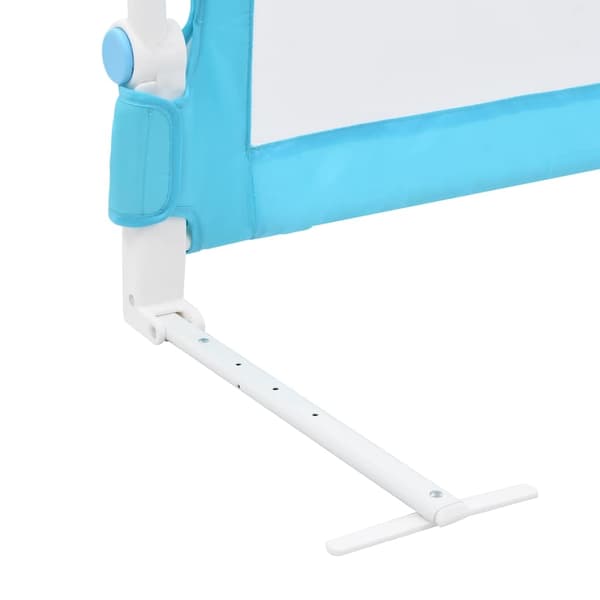 vidaXL Sängskena för barn blå 120x42 cm polyester Blå