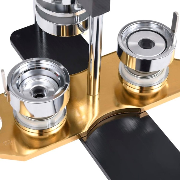 vidaXL Knappmaskin med cirkelskärare 58 mm roterande Guld