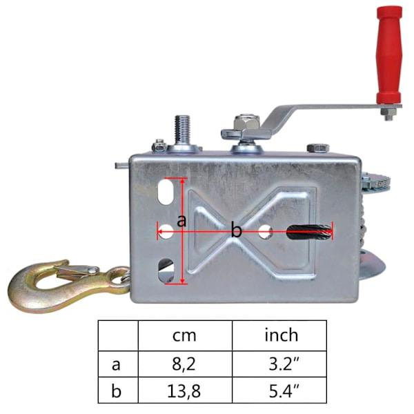 vidaXL Handvinsch 1130 kg