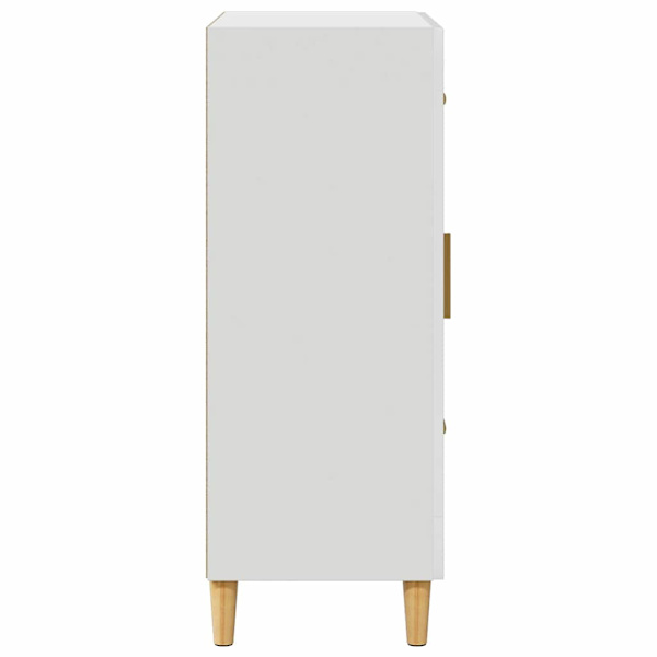 vidaXL Skåp vit 69,5x34x90 cm konstruerat trä Vit