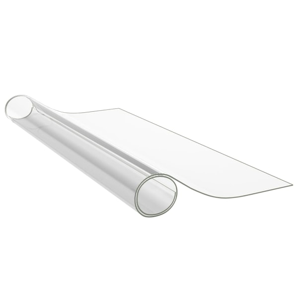 vidaXL Bordsskydd matt 80x80 cm 2 mm PVC Transparent