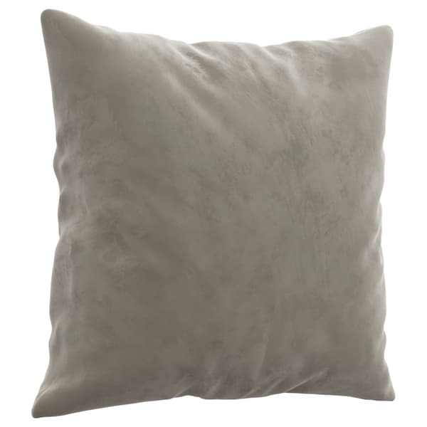 vidaXL Prydnadskuddar 2 st ljusgrå 40x40 cm sammet Grå