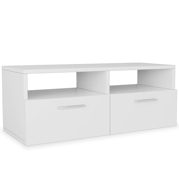 vidaXL TV-möbel spånskiva 95x35x36 cm vit Vit
