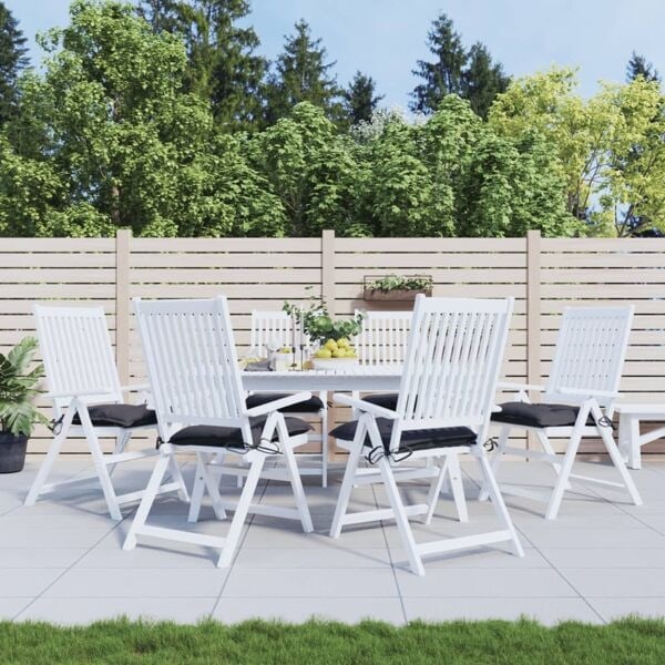 vidaXL Stolsdynor 6 st antracit 50x50x7 cm oxfordtyg Antracit