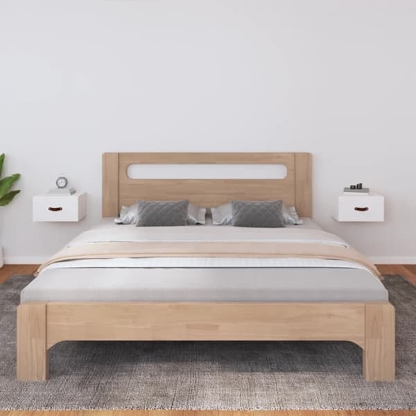 vidaXL Väggmonterade sängbord 2 st vit 40x29,5x22 cm Vit