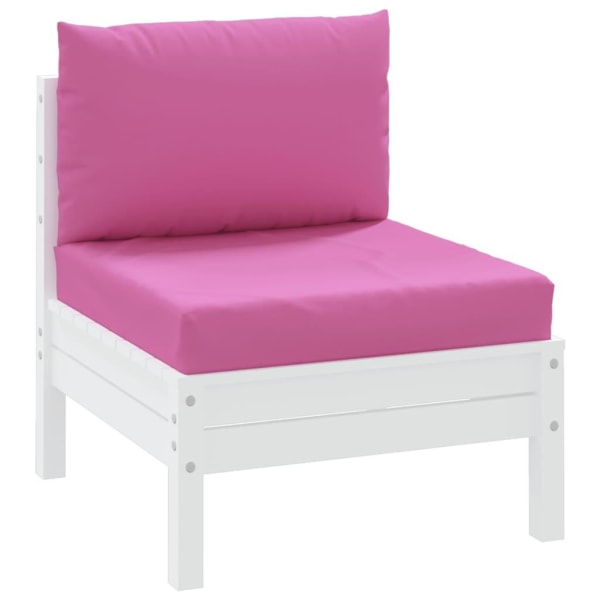 vidaXL Dynor till pallsoffa 2 st rosa Oxford-tyg Rosa