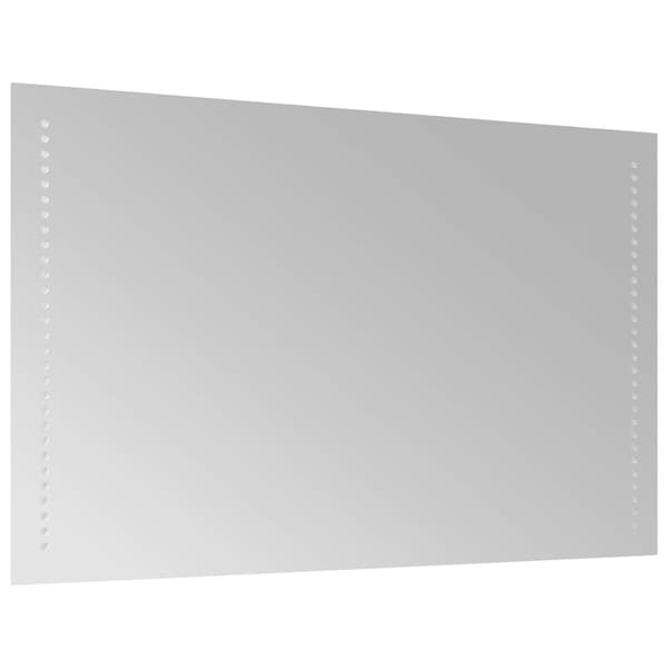 vidaXL Badrumsspegel LED 80x50 cm Transparent