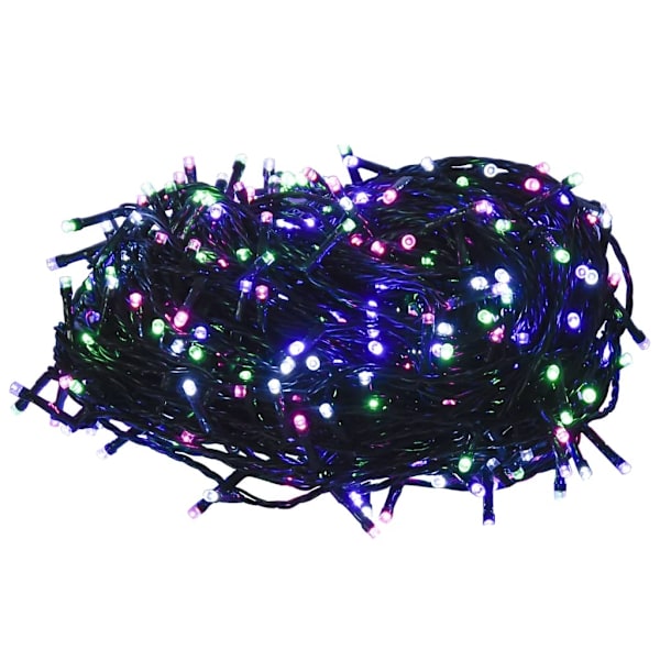 vidaXL Ljusslinga med 1000 LED flerfärgad pastell 100 m PVC Pastel multicolour