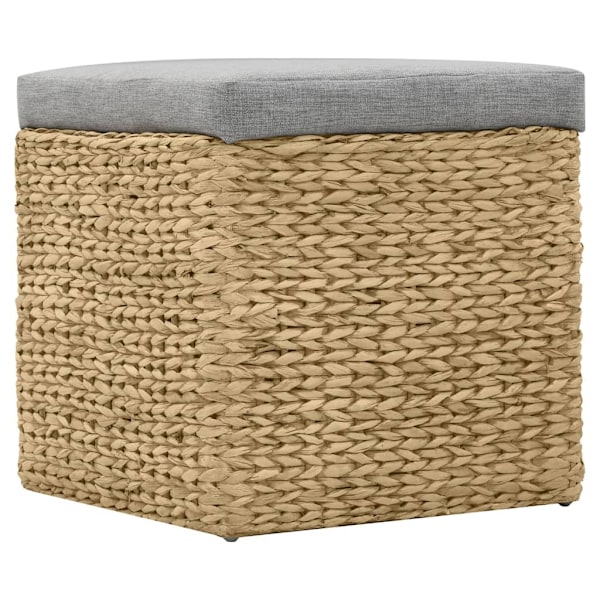 vidaXL Ottoman set 2 delar sjögräs grå grå