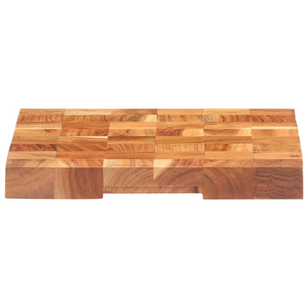 vidaXL Skärbräda 40x30x3,8 cm massivt akaciaträ Brun