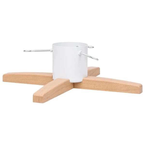 vidaXL Julgransfot 55x55x15,5 cm Vit