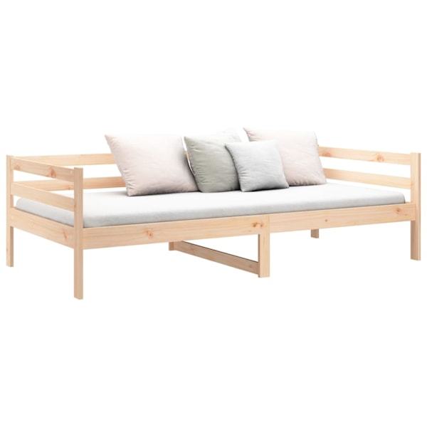 vidaXL Dagbädd 80x200 cm massiv furu Brun