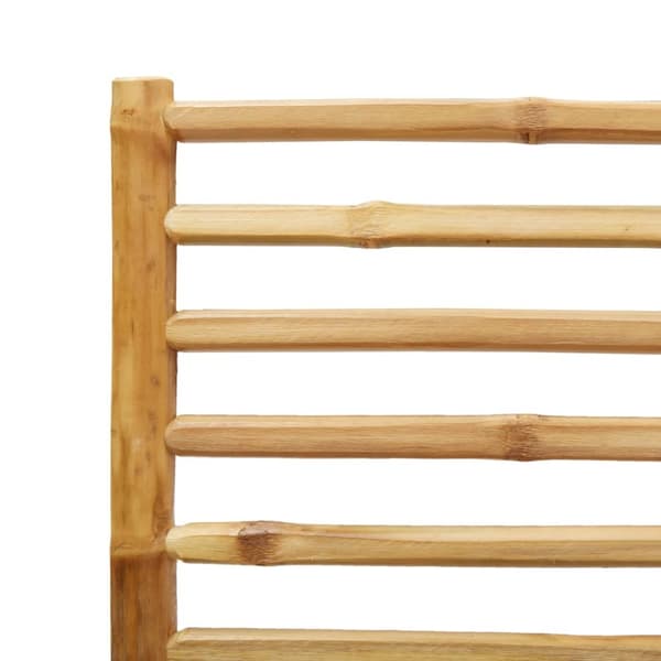 vidaXL Hopfällbara trädgårdsstolar 8 st 43x54x88 cm bambu Brun