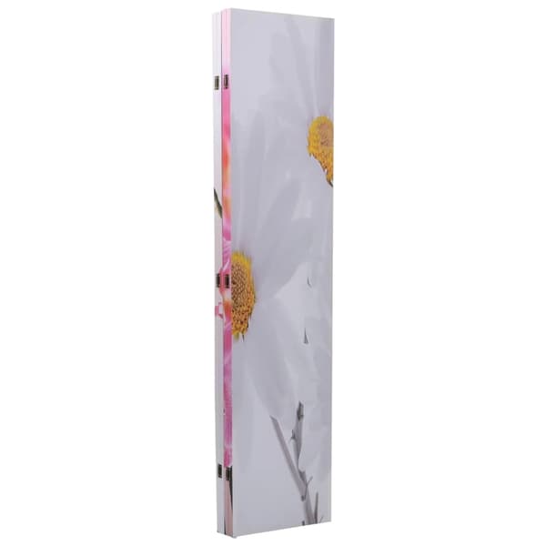 vidaXL Rumsavdelare 160x180 cm blommor multifärg