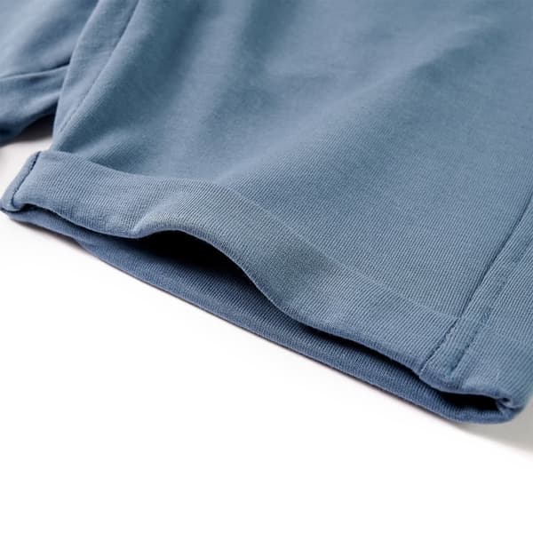 vidaXL Barnshorts med snöre mörkblå 92 Blå