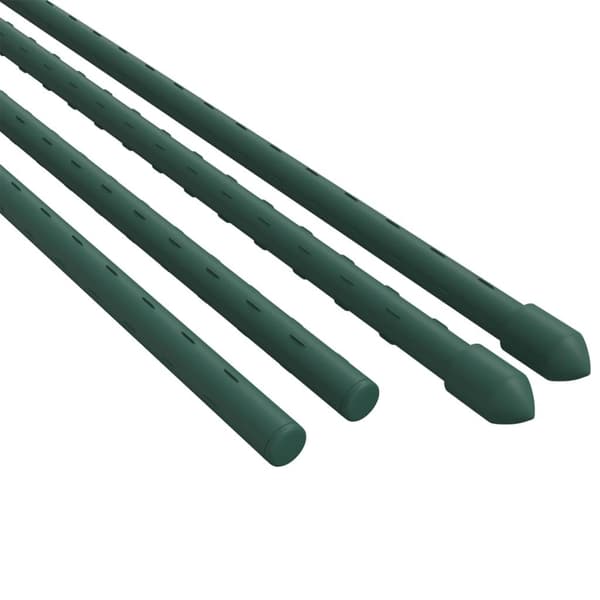 vidaXL Växtstöd 30 st grön 115 cm stål