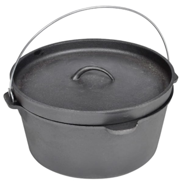 vidaXL Gryta utomhusbruk Ø 30 cm Svart