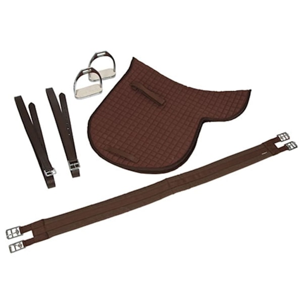 Kerbl Haflinger sadel brun läder 32198 Brun