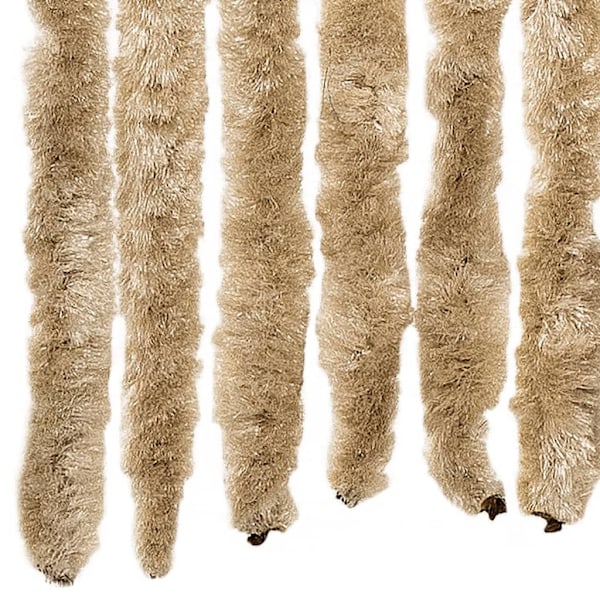 vidaXL Insektsdraperi beige 100x220 cm chenille Beige