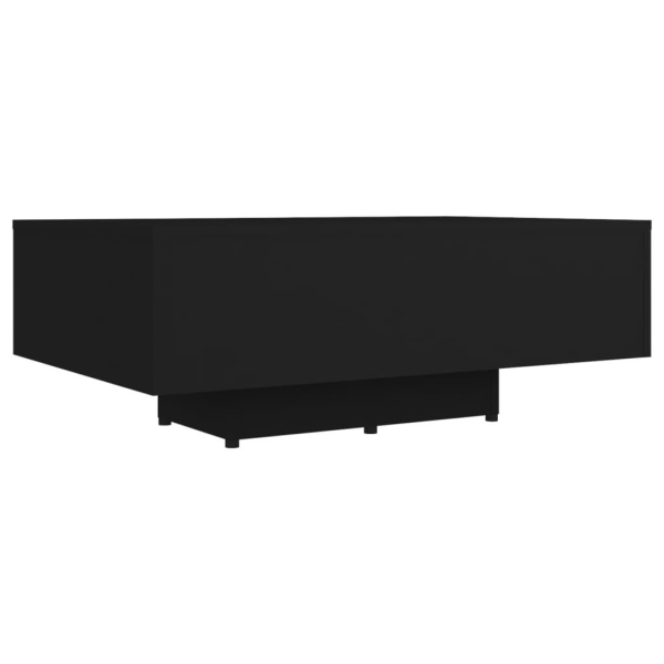 vidaXL Soffbord svart 85x55x31 cm konstruerat trä Svart