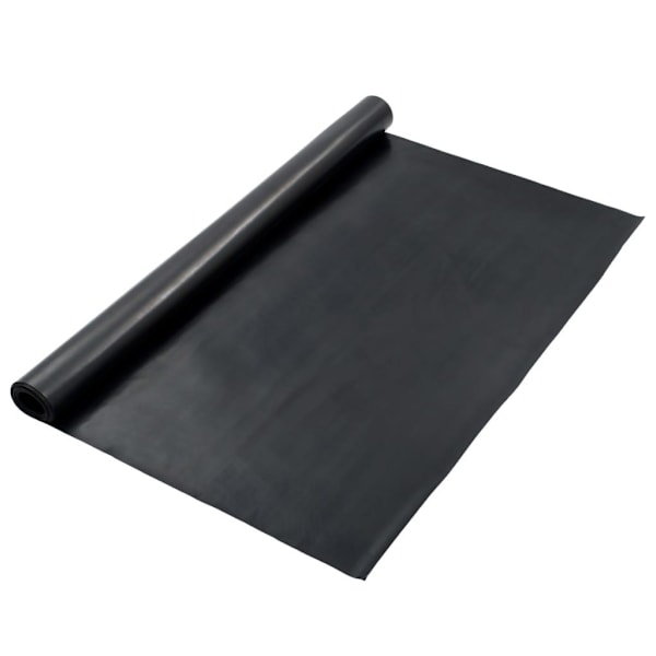 vidaXL Halkfri matta 1,2x2 m 1 mm jämn Svart
