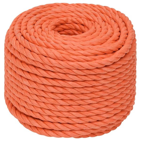 vidaXL Rep orange 12 mm 25 m polypropylen Orange