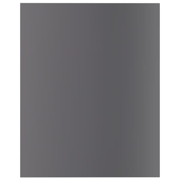 vidaXL Hyllplan 8 st grå högglans 40x50x1,5 cm konstruerat trä grå