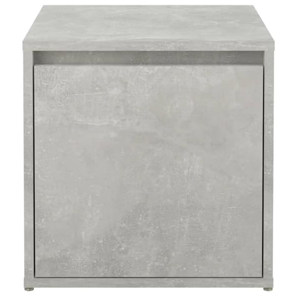 vidaXL Låda betonggrå 40,5x40x40 cm konstruerat trä Grå