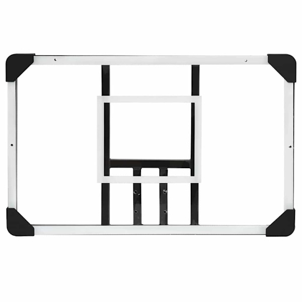 vidaXL Basketkorg transparent 71x45x2,5 cm polykarbonat Transparent