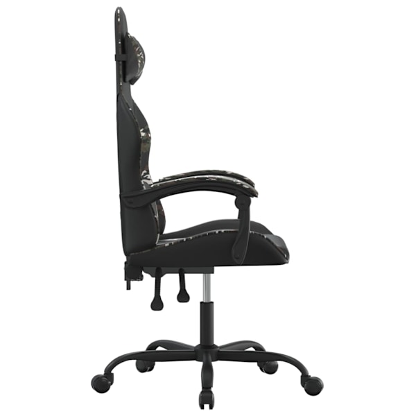 vidaXL Gamingstol svart och kamouflage konstläder Flerfärgsdesign