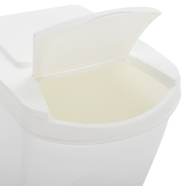 vidaXL Stapelbara soptunnor 4 st vit 100 L polypropen Vit