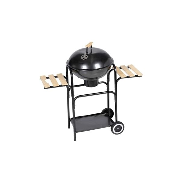 vidaXL Klotgrill Louisiana ø44 cm Svart
