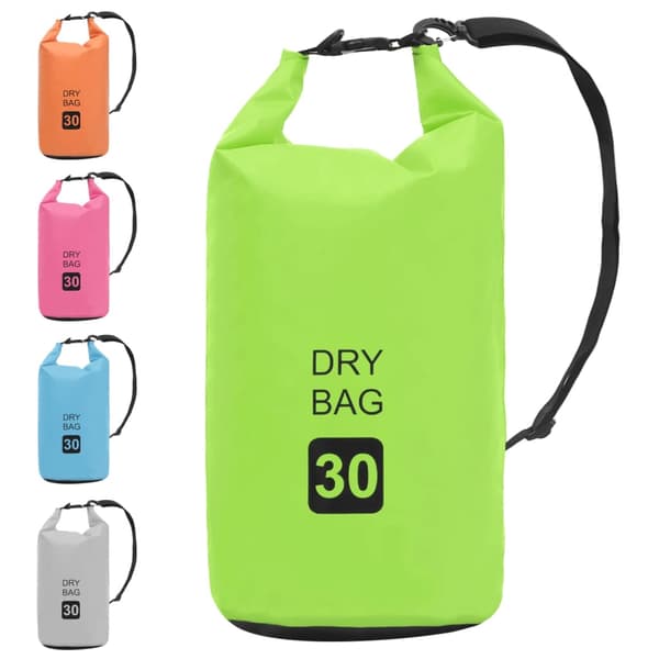 vidaXL Vattentät packpåse grön 30 L PVC
