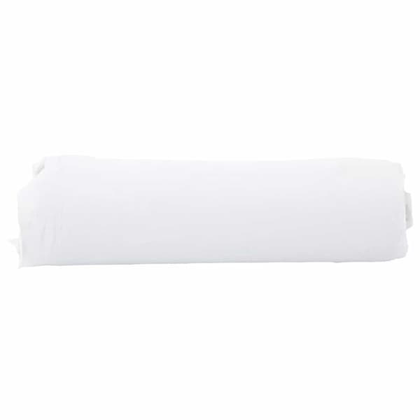 vidaXL Ogräsduk 1x10 m polyesterfiber vit Vit