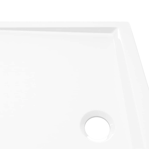 vidaXL Duschkar rektangulärt ABS 70x90 cm Vit