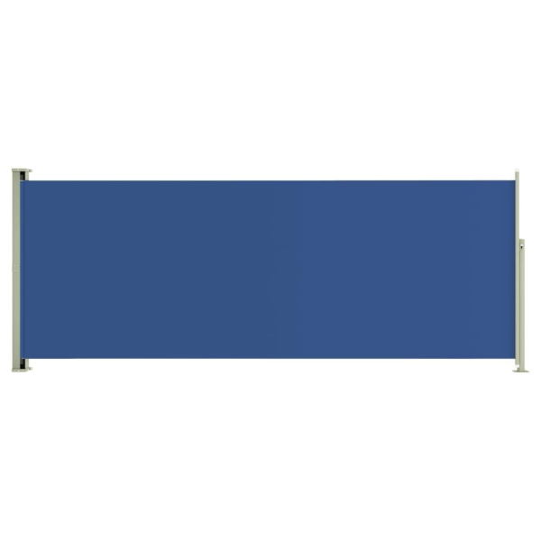 vidaXL Infällbar sidomarkis 117x300 cm blå Blå