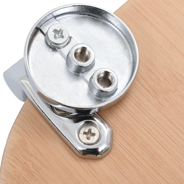 vidaXL Toalettsits med lock MDF bambudesign Brun